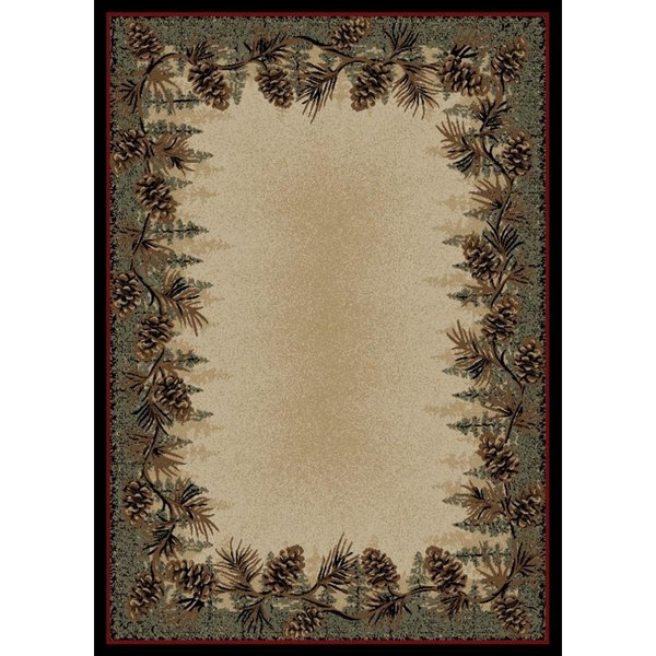 Sleep Ez 3 ft. 11 in. x 5 ft. 3 in. American Destination Mount Le Conte Area Rug, Multi Color SL1841150